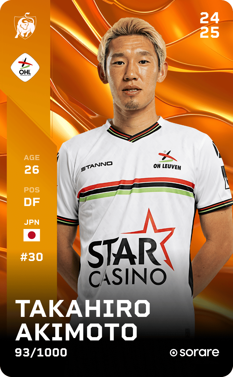 Takahiro Akimoto 2024-25 • Limited 93/1000