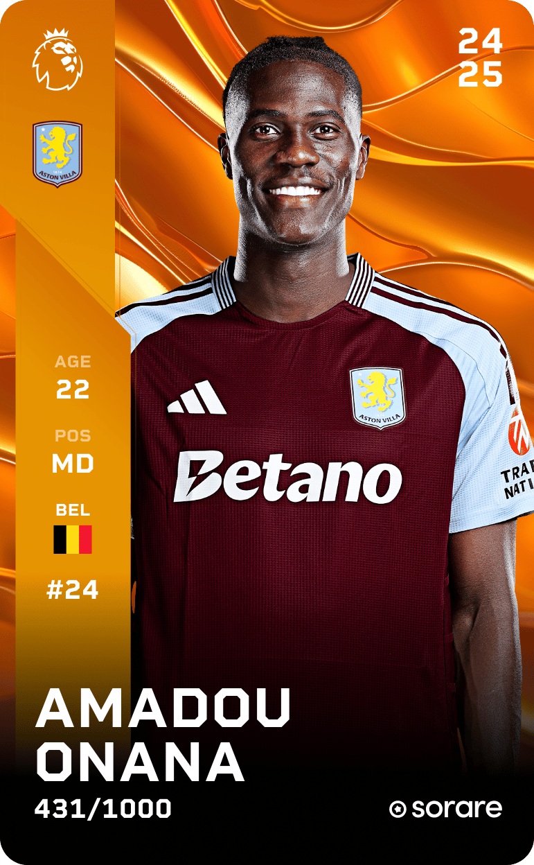 Amadou Onana 2024-25 • Limited 431/1000