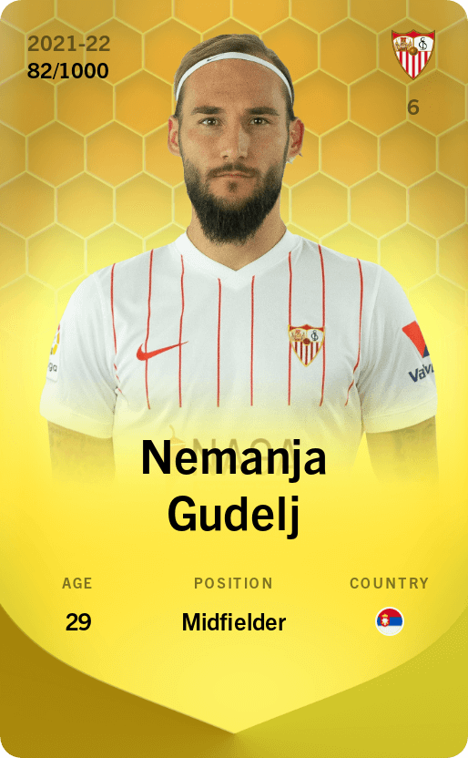Nemanja Gudelj 2021-22 • Limited 82/1000