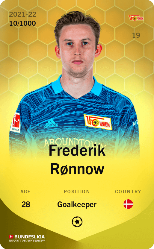Frederik Rønnow 2021-22 • Limited 10/1000