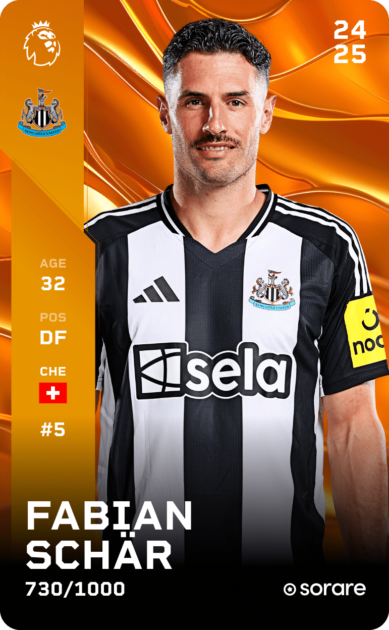 Fabian Schar 2024-25 • Limited 730/1000