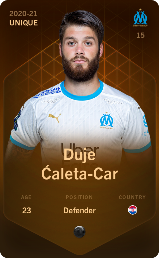 Sorare - Sorare Official - Duje Ćaleta-Car 2020-21 • Unique - NFT # 60515690136394415676681007405560889833698070496107272153167020236736074328266