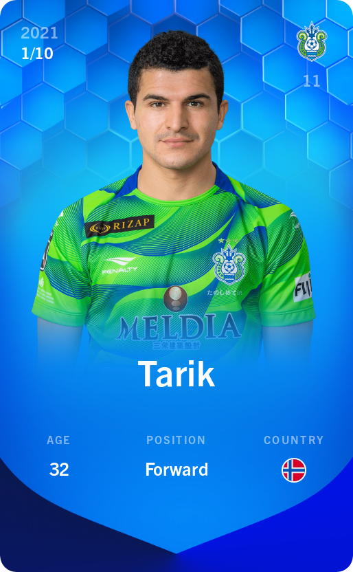 Sorare - Sorare Official - Tarik 2021-22 • Super Rare 1/10 - NFT # 19837536505480658657210283353182839088293199621152991749856162941947823465652