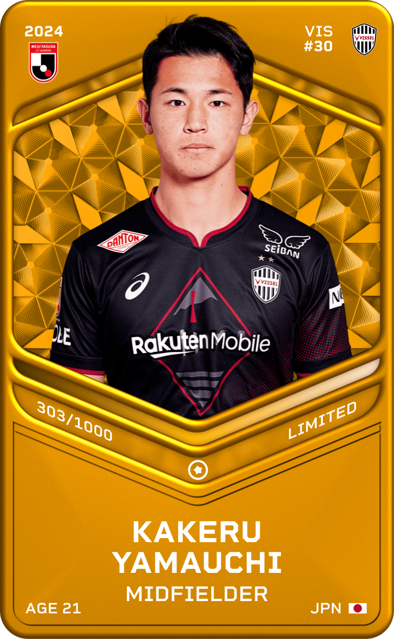 Kakeru Yamauchi 2024-25 • Limited 303/1000