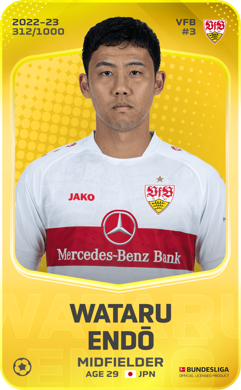 Wataru Endō 2022-23 • Limited 312/1000