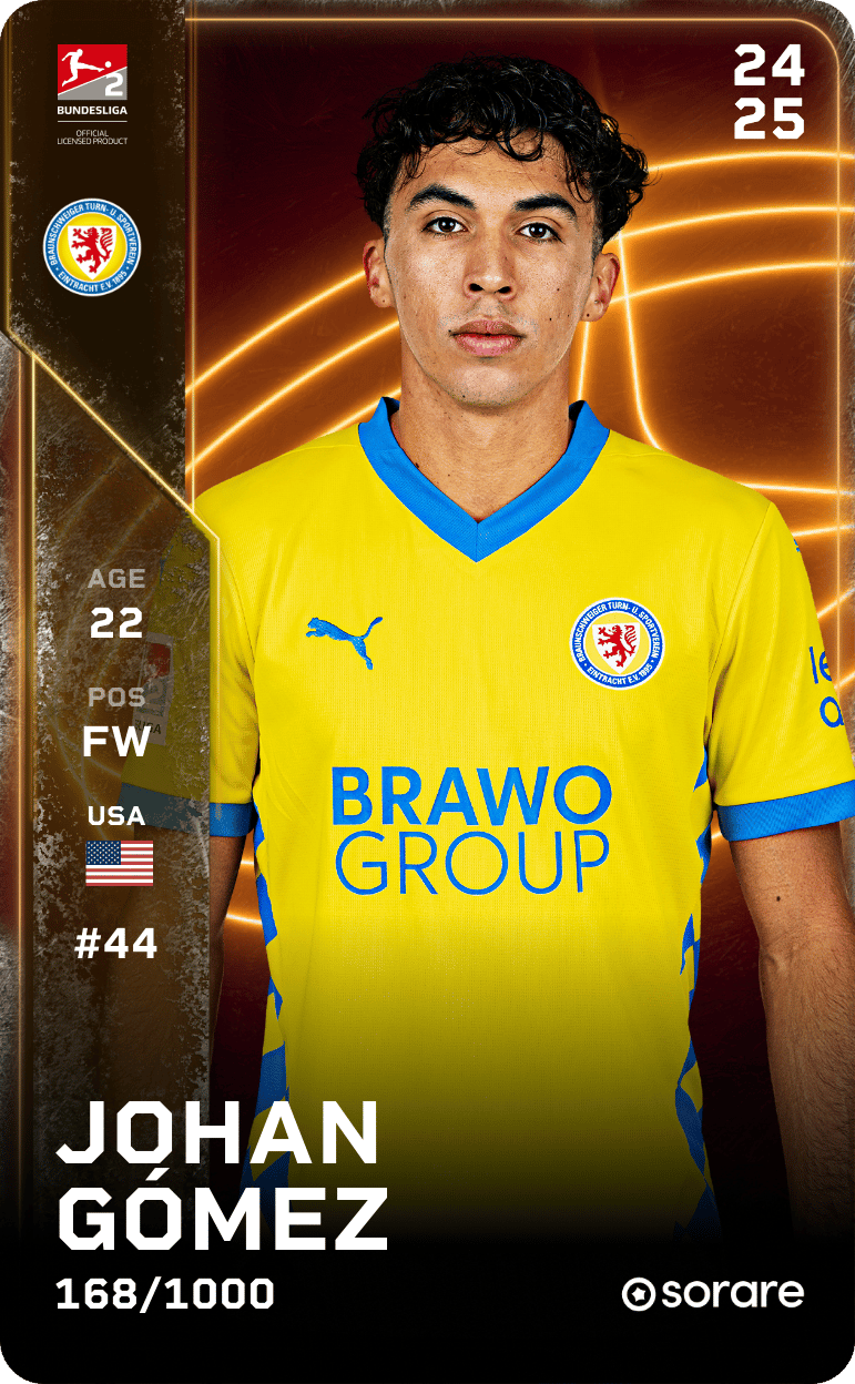 Johan Gómez 2024-25 • Limited 168/1000