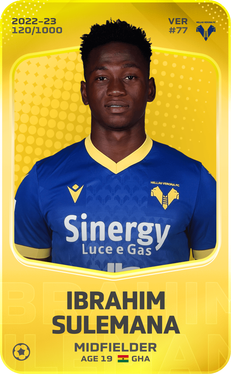 Ibrahim Sulemana 2022-23 • Limited 120/1000