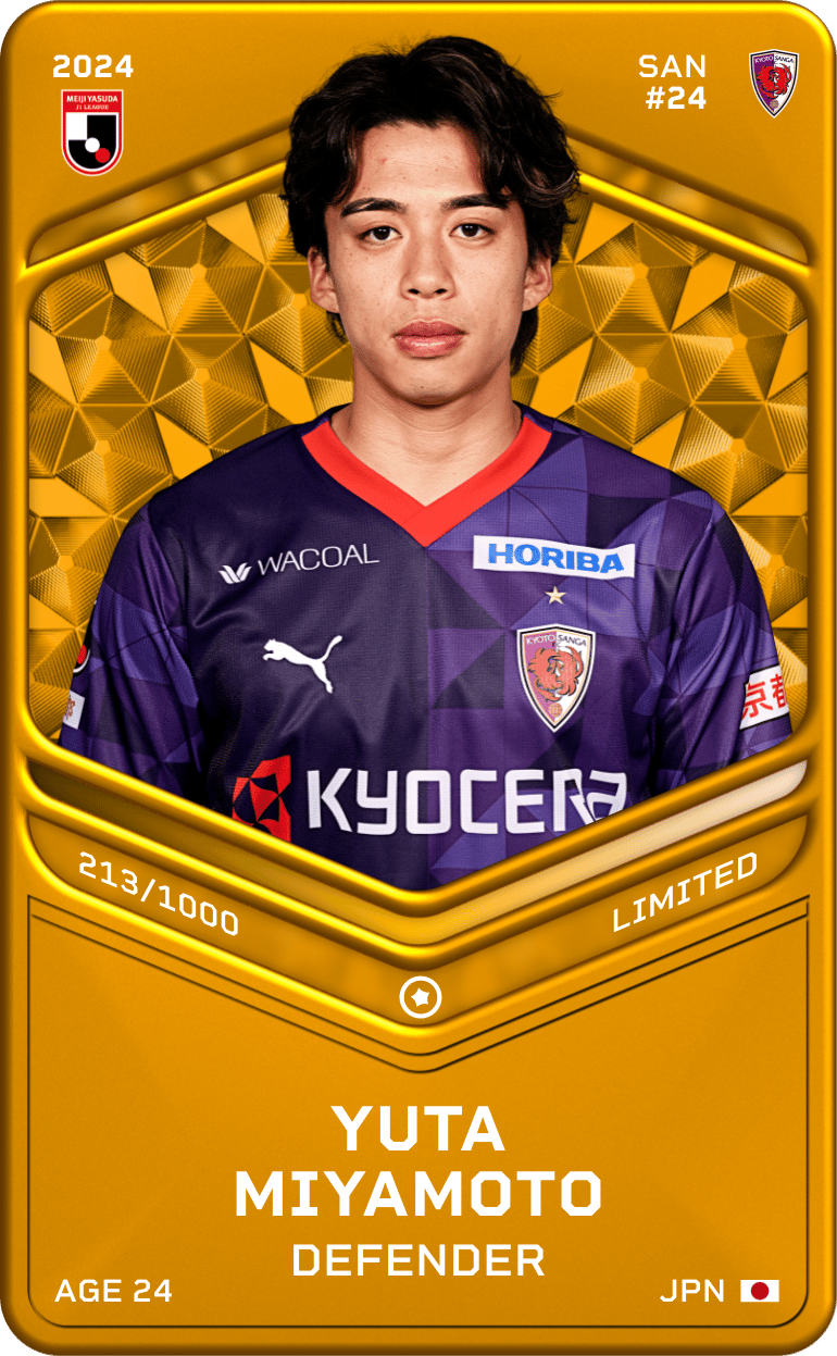 Yuta Miyamoto 2024-25 • Limited 213/1000