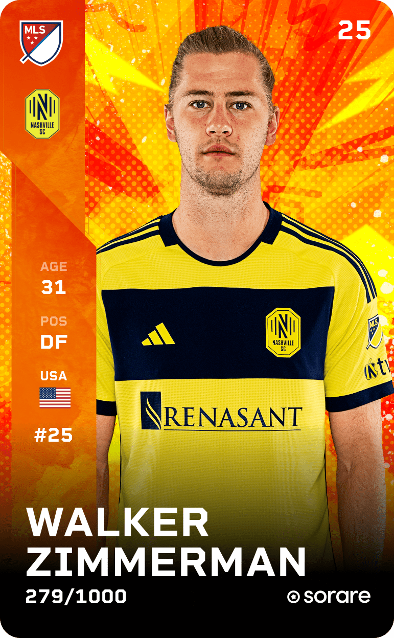Walker Zimmerman 2025-26 • Limited 279/1000