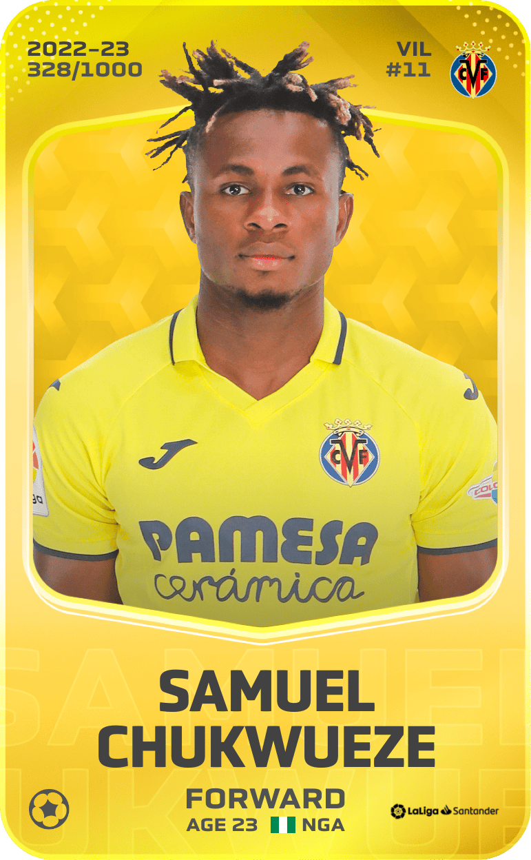 Samuel Chukwueze 2022-23 • Limited 328/1000