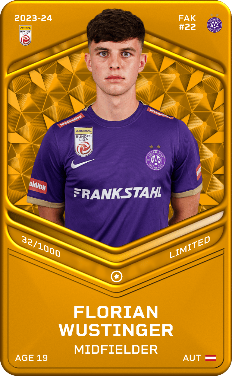 Florian Wustinger 2023-24 • Limited 32/1000