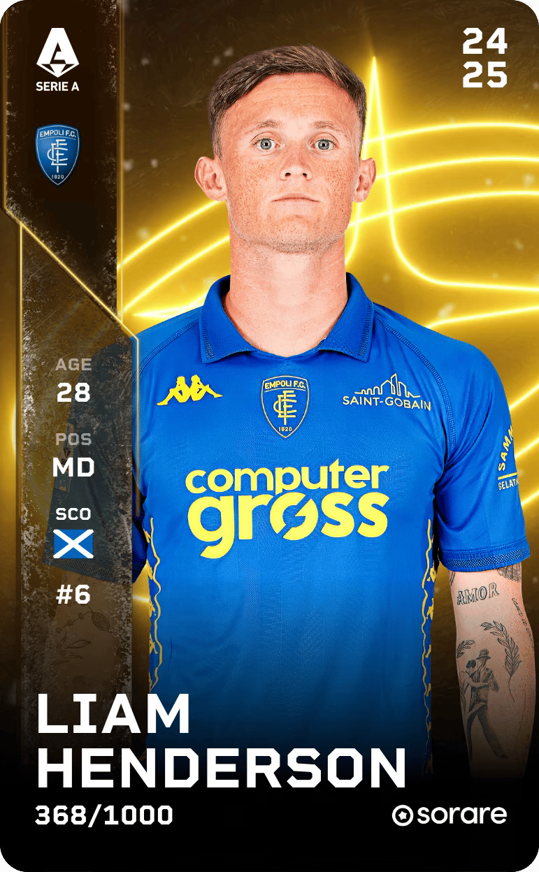 Liam Henderson 2024-25 • Limited 368/1000