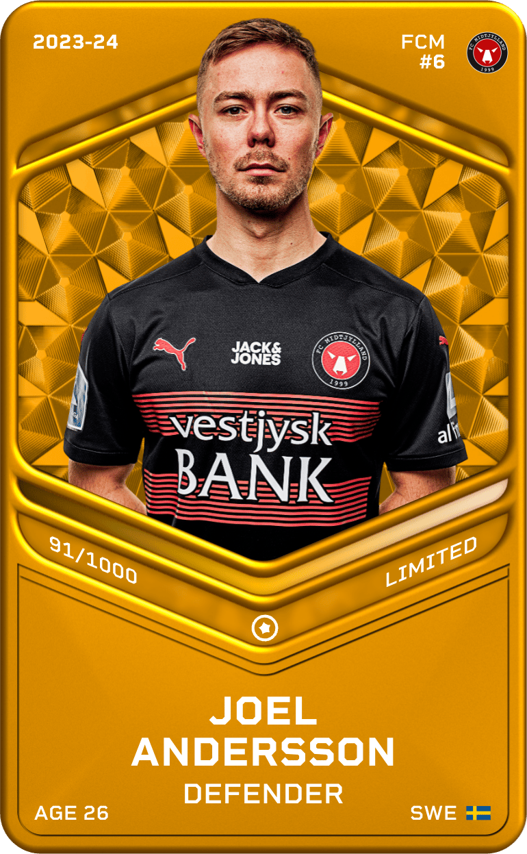 Joel Andersson 2023-24 • Limited 91/1000