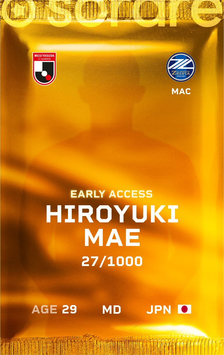 Hiroyuki Mae 2025-26 • Limited 27/1000
