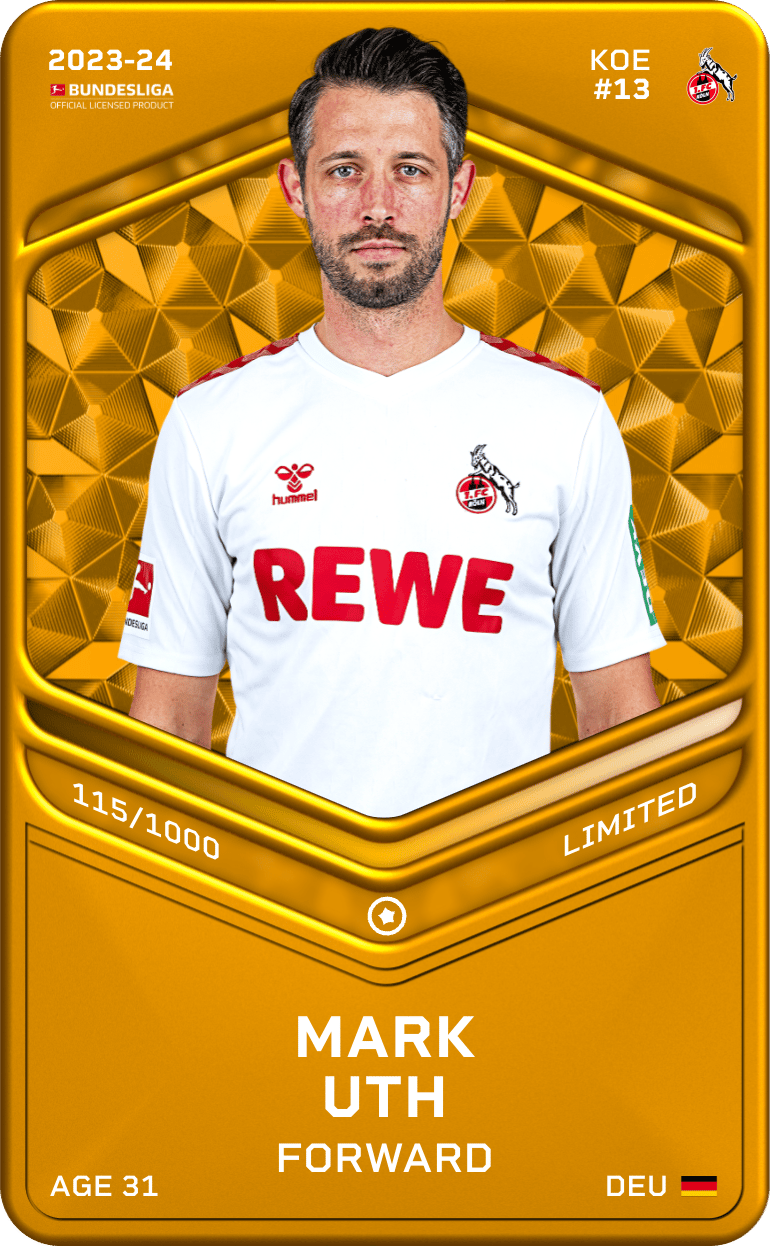 Mark Uth 2023-24 • Limited 115/1000