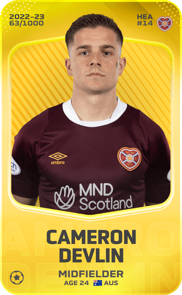 Cameron Devlin 2022-23 • Limited 63/1000