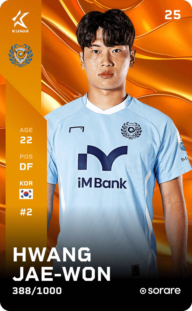 Hwang Jae-Won 2025-26 • Limited 388/1000