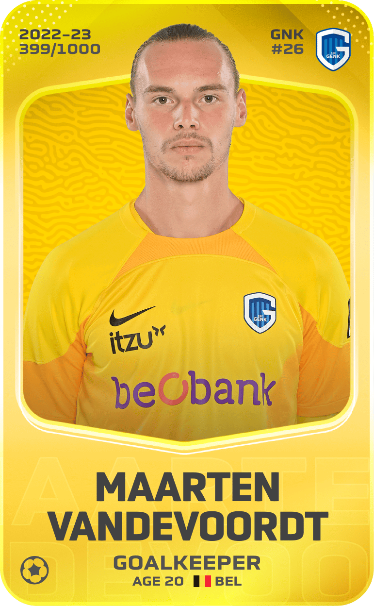 Maarten Vandevoordt 2022-23 • Limited 399/1000