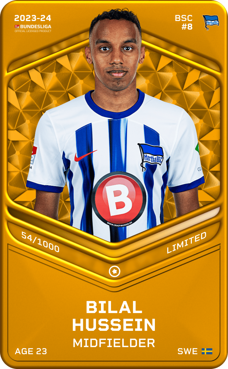 Bilal Hussein 2023-24 • Limited 54/1000