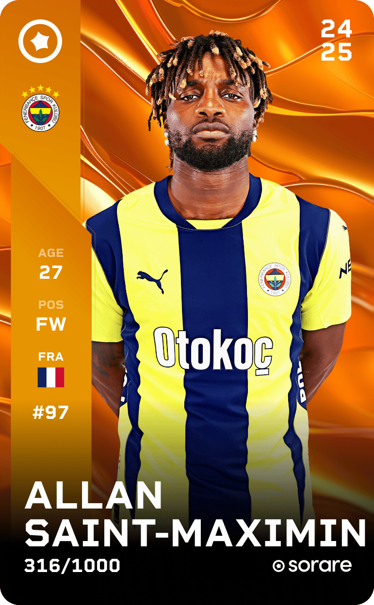 Allan Saint-Maximin 2024-25 • Limited 316/1000