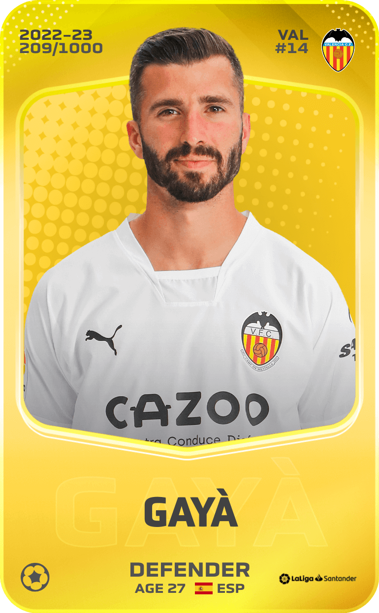 Gayà 2022-23 • Limited 209/1000