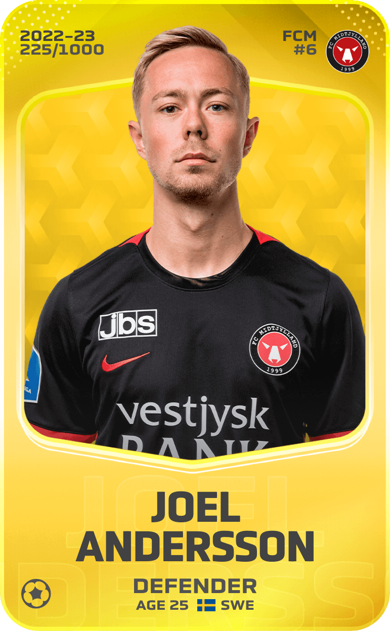 Joel Andersson 2022-23 • Limited 225/1000