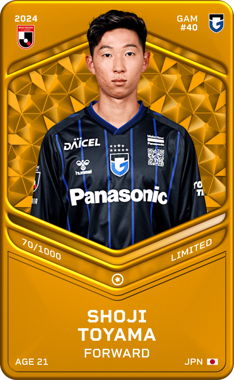 Shoji Toyama 2024-25 • Limited 70/1000