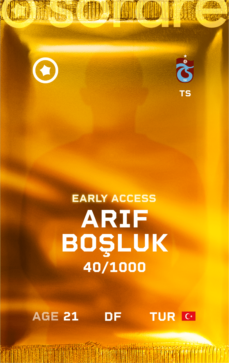 Arif Boşluk 2024-25 • Limited 40/1000