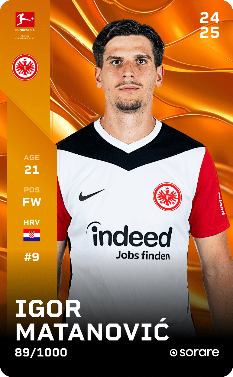 Igor Matanović 2024-25 • Limited 89/1000