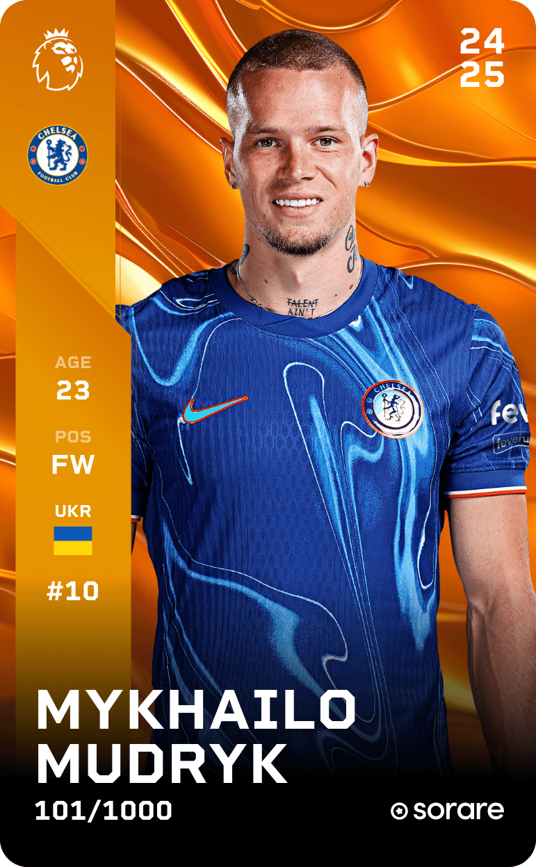 Mykhailo Mudryk 2024-25 • Limited 101/1000