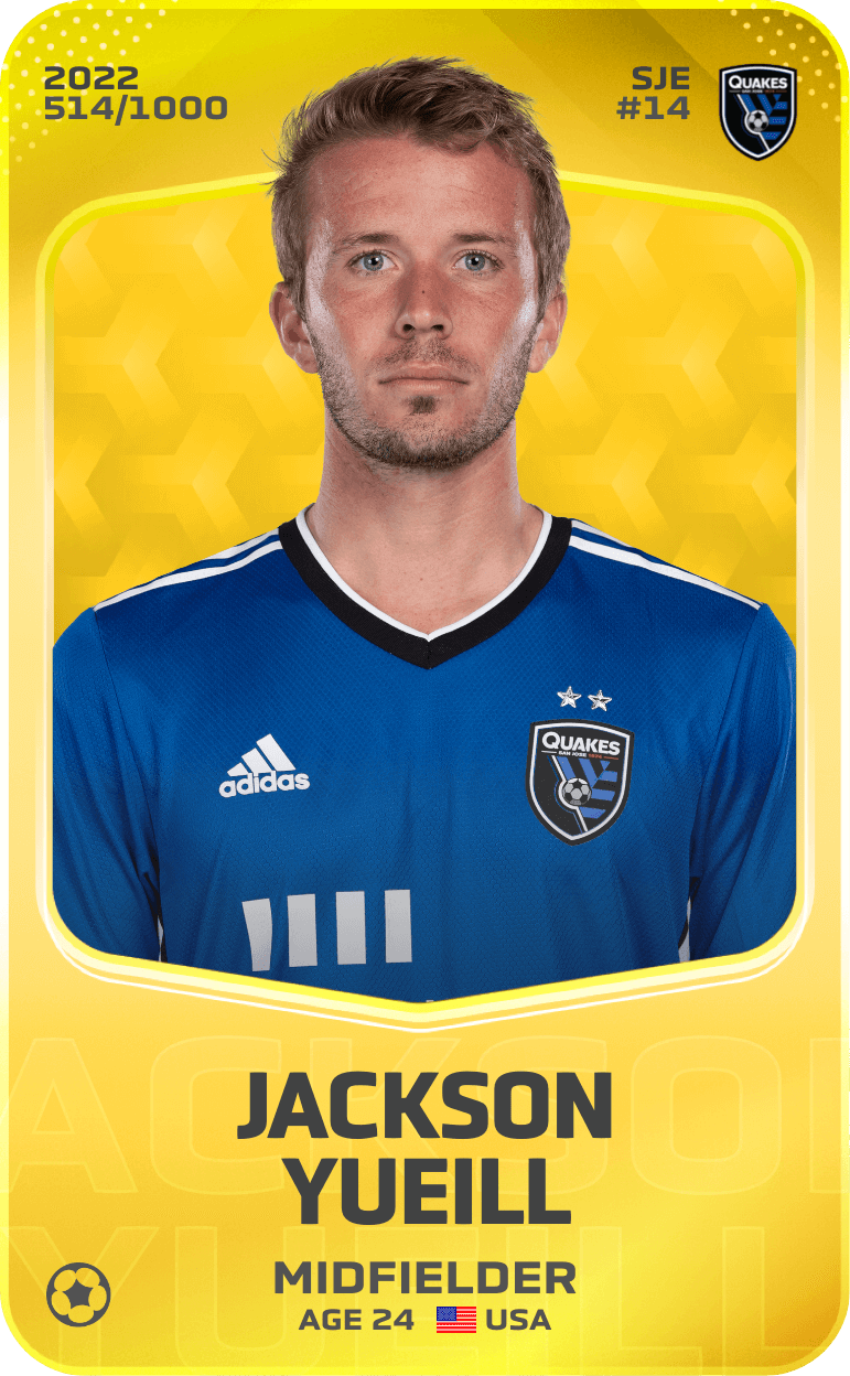 Jackson Yueill 2022-23 • Limited 514/1000
