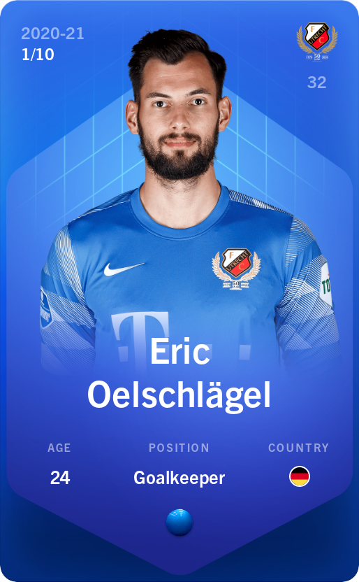 Sorare - Sorare Official - Eric Oelschlägel 2020-21 • Super Rare 1/10 - NFT # 18991403915787693022628891683114553210767010764001259754123278095332129829207