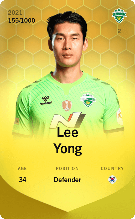 Lee Yong 2021-22 • Limited 155/1000
