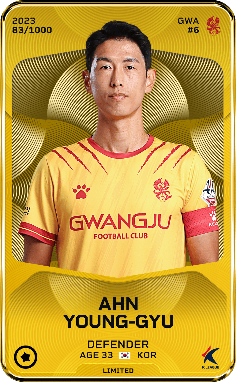Ahn Young-Gyu 2023-24 • Limited 83/1000