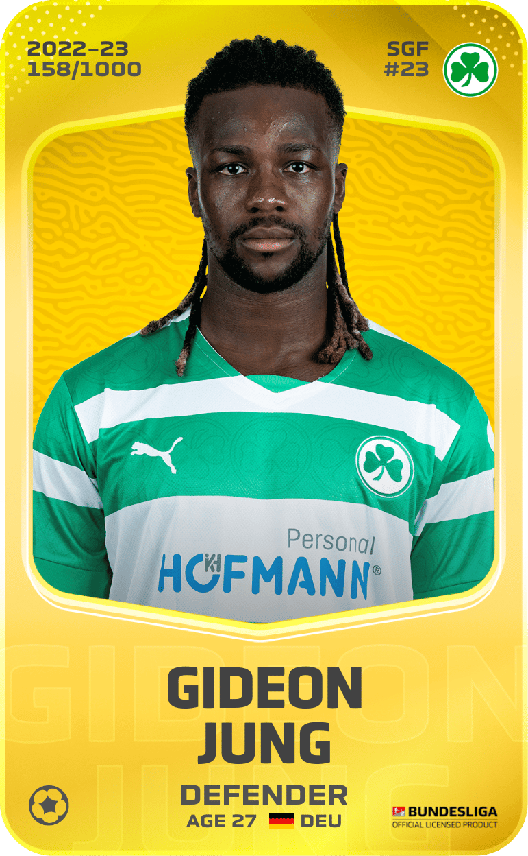 Gideon Jung 2022-23 • Limited 158/1000