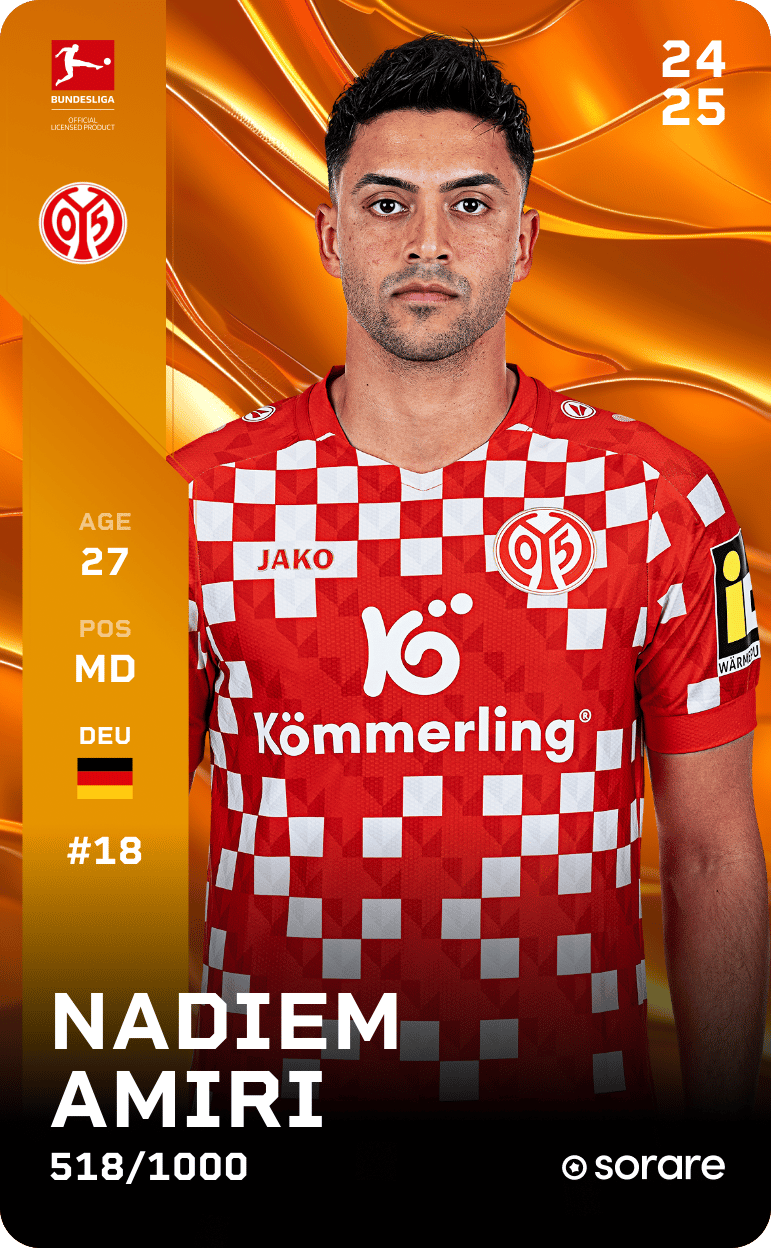 Nadiem Amiri 2024-25 • Limited 518/1000