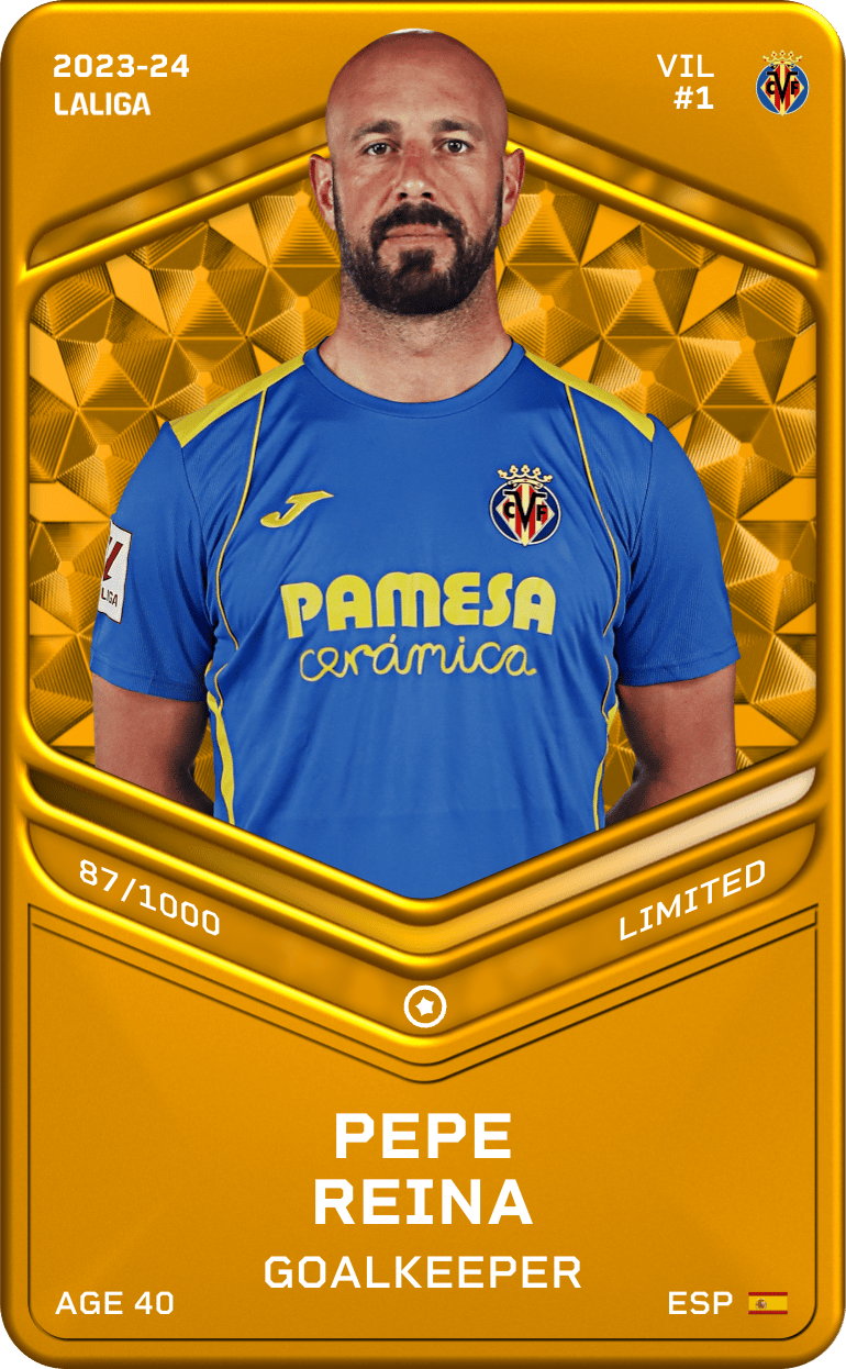 Pepe Reina 2023-24 • Limited 87/1000