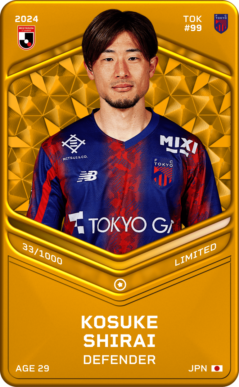 Kosuke Shirai 2024-25 • Limited 33/1000