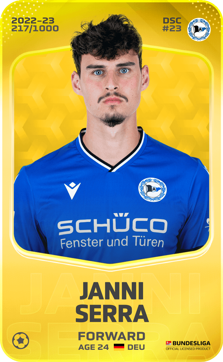 Janni Serra 2022-23 • Limited 217/1000