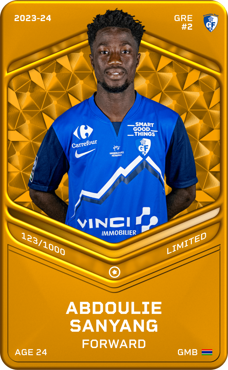 Abdoulie Sanyang 2023-24 • Limited 123/1000
