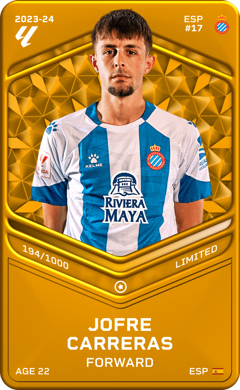 Jofre Carreras 2023-24 • Limited 194/1000