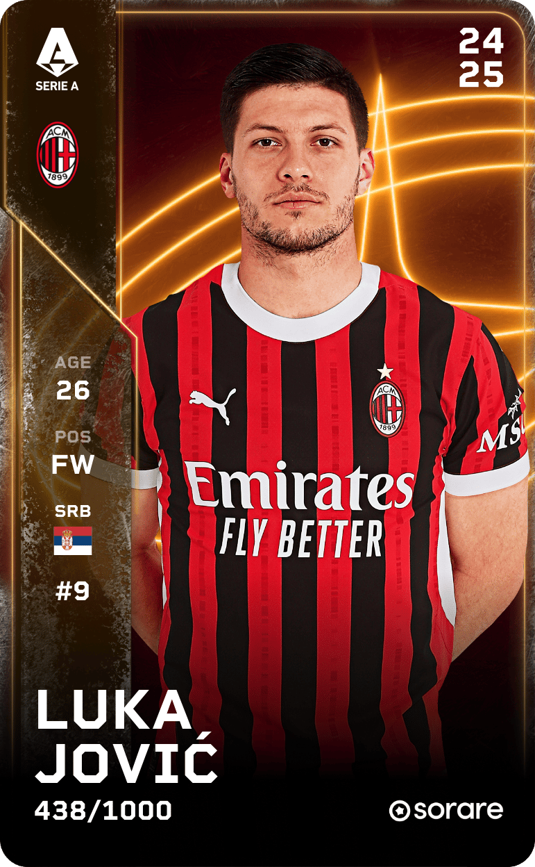 Luka Jović 2024-25 • Limited 438/1000