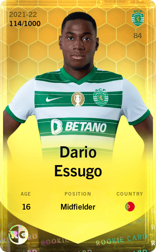 Dario Essugo 2021-22 • Limited 114/1000