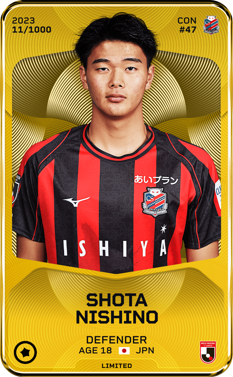 Shota Nishino 2023-24 • Limited 11/1000