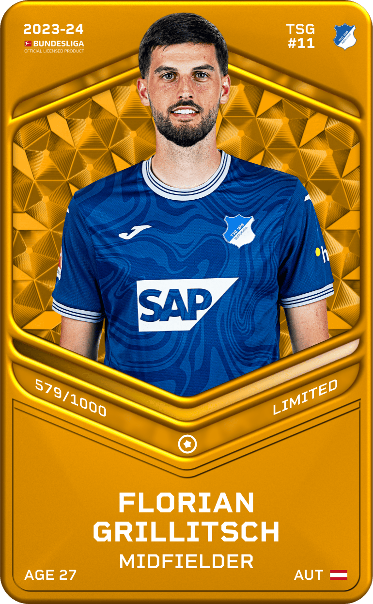 Florian Grillitsch 2023-24 • Limited 579/1000