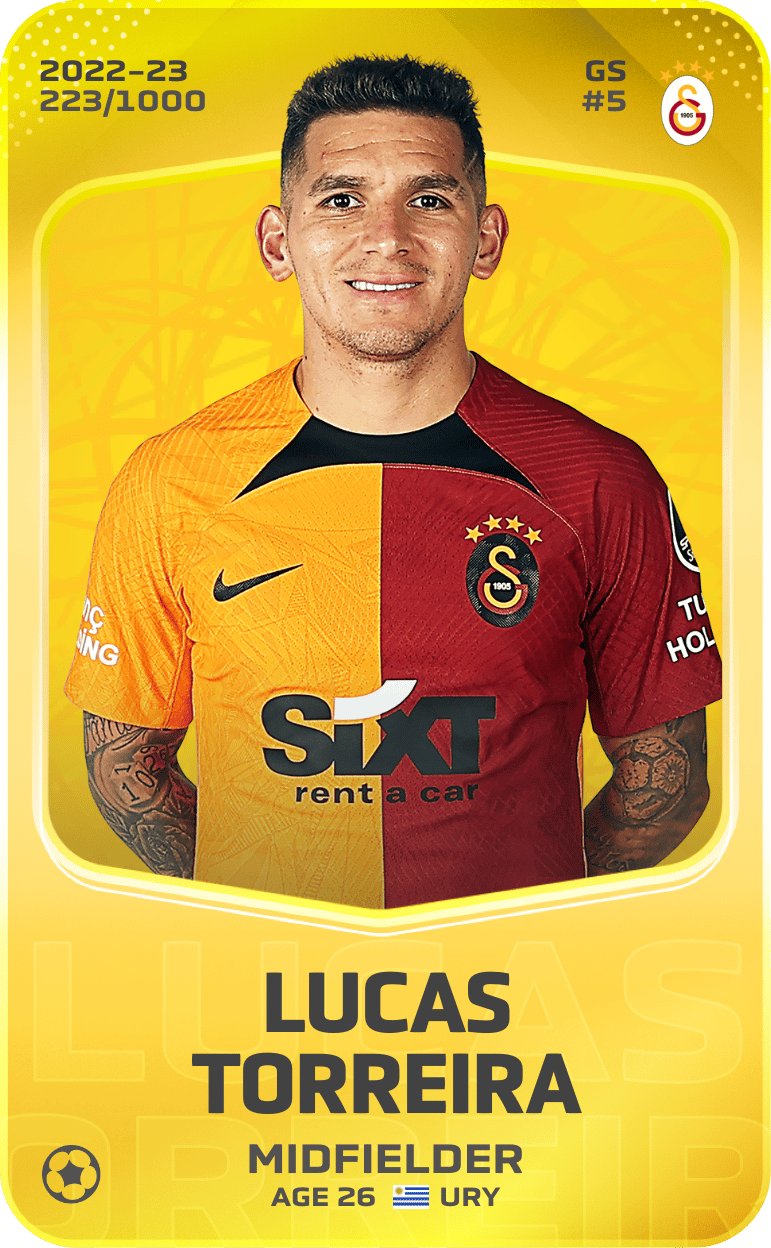 Lucas Torreira 2022-23 • Limited 223/1000