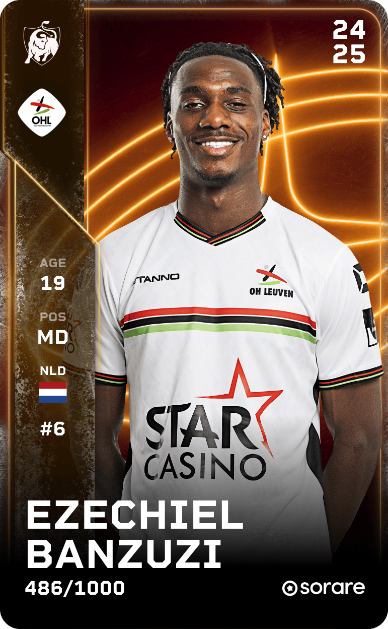 Ezechiel Banzuzi 2024-25 • Limited 486/1000