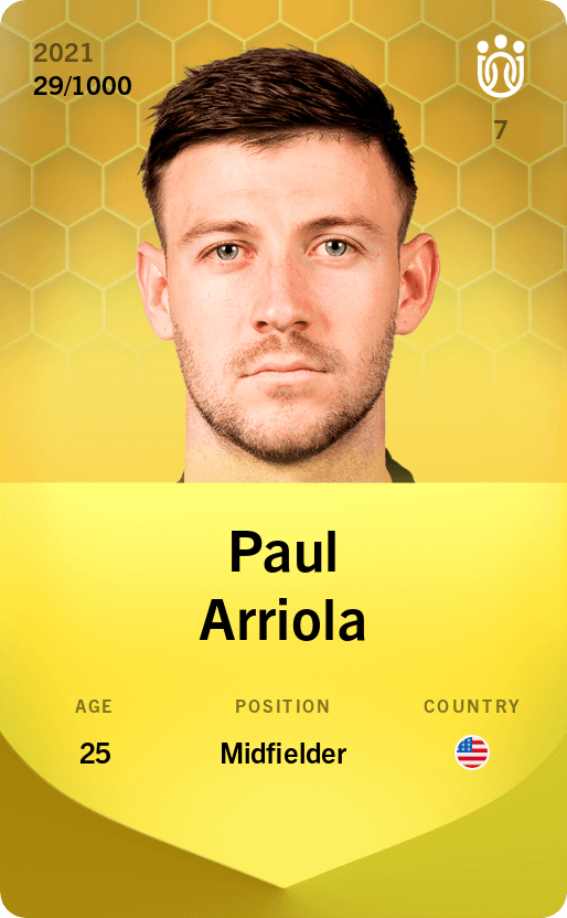 Paul Arriola 2021-22 • Limited 29/1000