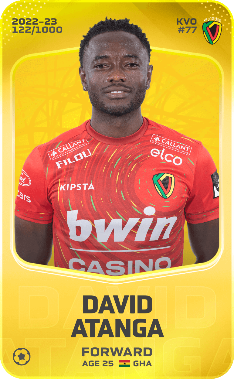 David Atanga 2022-23 • Limited 122/1000