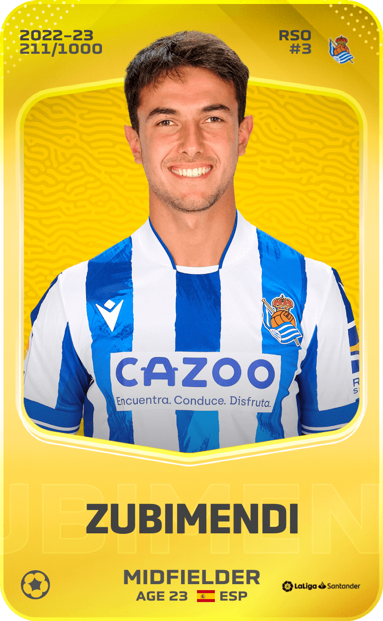 Zubimendi 2022-23 • Limited 211/1000